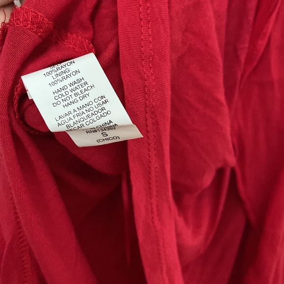 Red High Low Layered Racerback Tank Top Women Size S - Picture 8 of 9